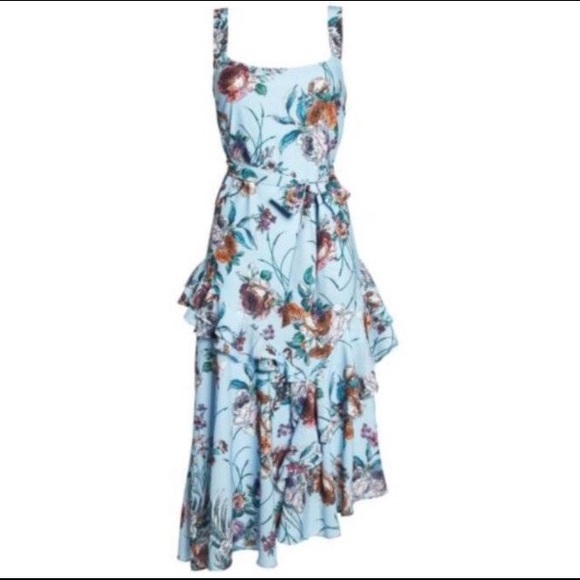 Cooper St. Botanical Asymmetric Ruffle Sundress - Picture 5 of 7